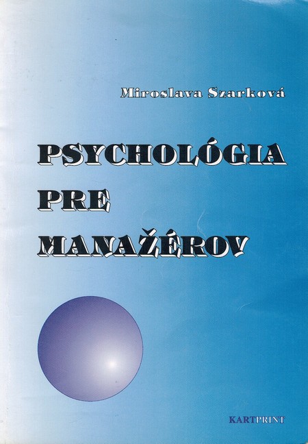 Psycholgia pre manarov (1994) 