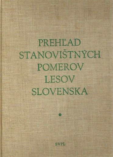 Prehad stanovitnch pomerov lesov na slovensku (1959)