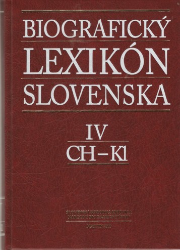 Biografick lexikn slovenska IV. (CH-K1)