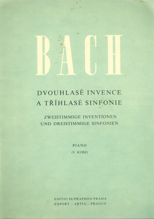 Bach. Dvouhlas invence a thlas sinfonie