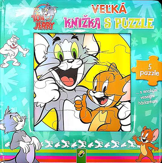 Tom a Jerry - Vek knika s puzzle