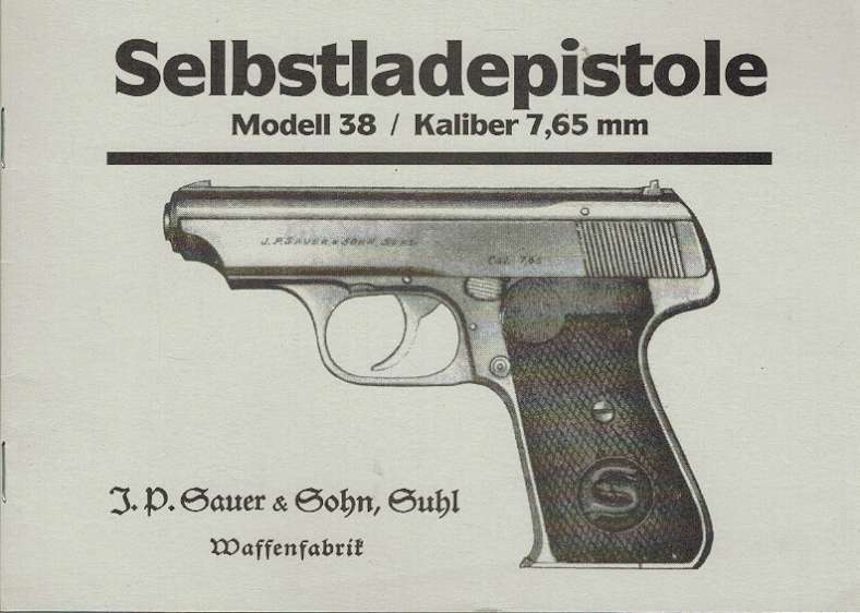 Samonabjec pistole Model 38. 7,65 mm