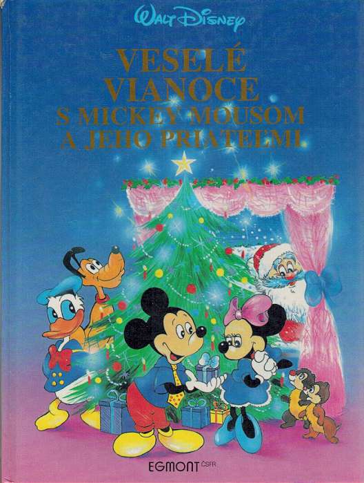 Vesel vianoce s Mickey Mousom a jeho priatemi