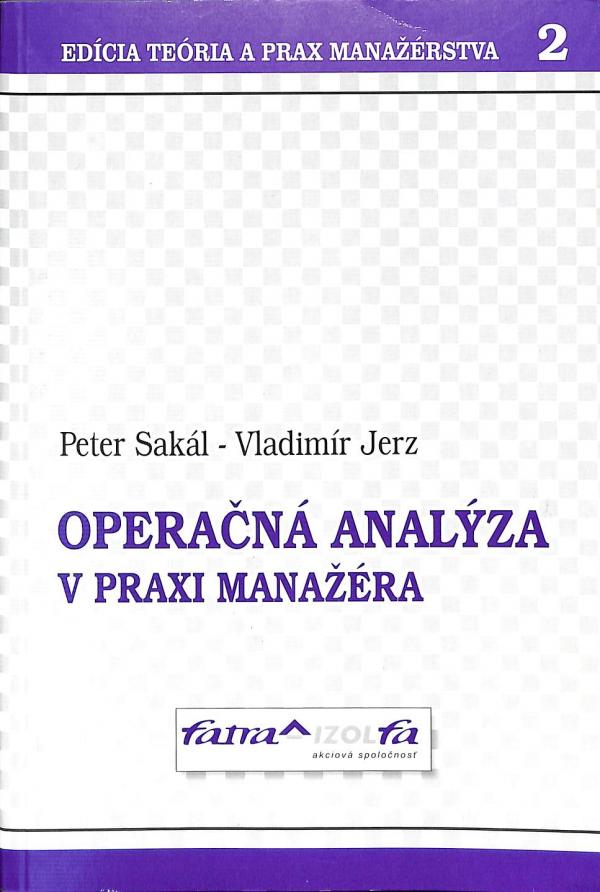 Operan analza v praxi manara