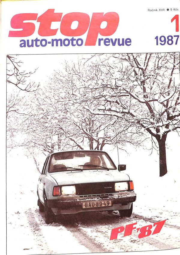 Časopis Stop - Auto moto revue 1987