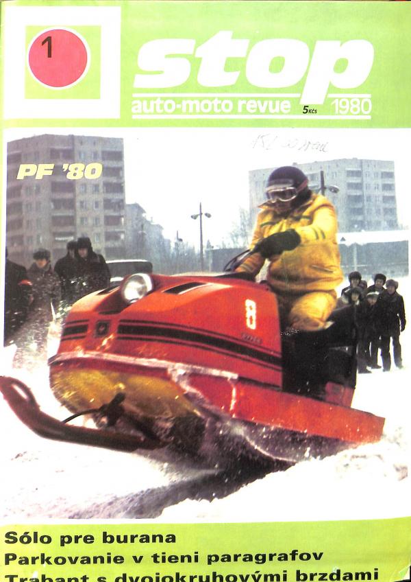 Časopis Stop - Auto moto revue 1980