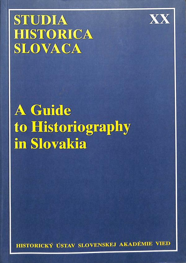 Studia historica Slovaca XX.
