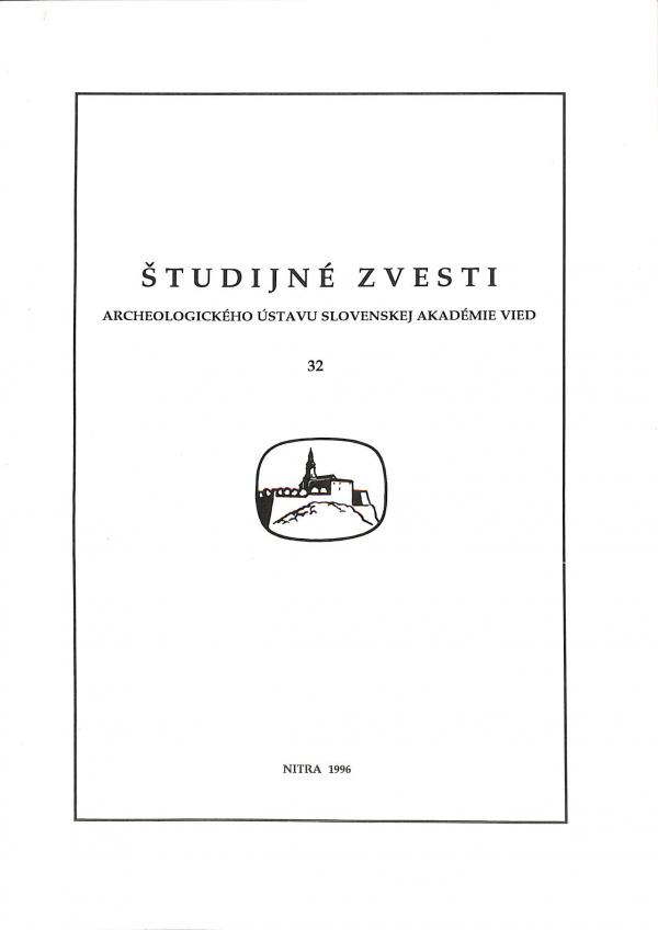 Štúdijné zvesti archeologického ústavu slovenskej akadémie vied 32