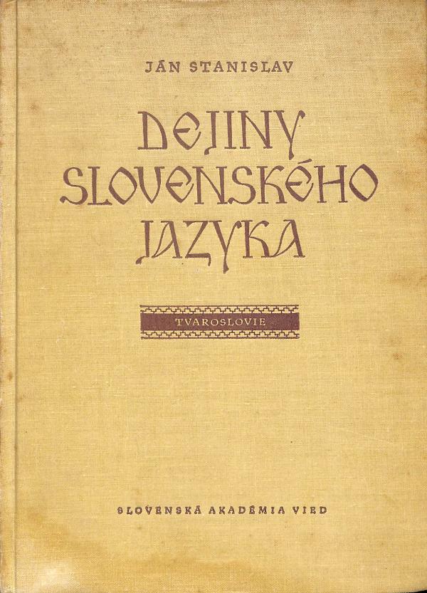 Dejiny slovenskho jazyka II.