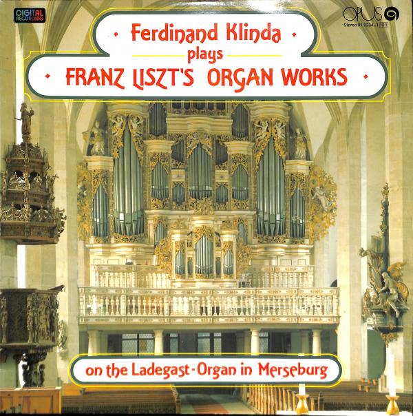 Ferdinand Klinda plays Franz Liszt organ works (LP)