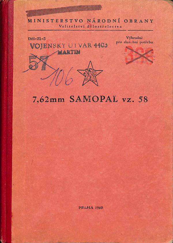 7,62 mm Samopal vz. 58