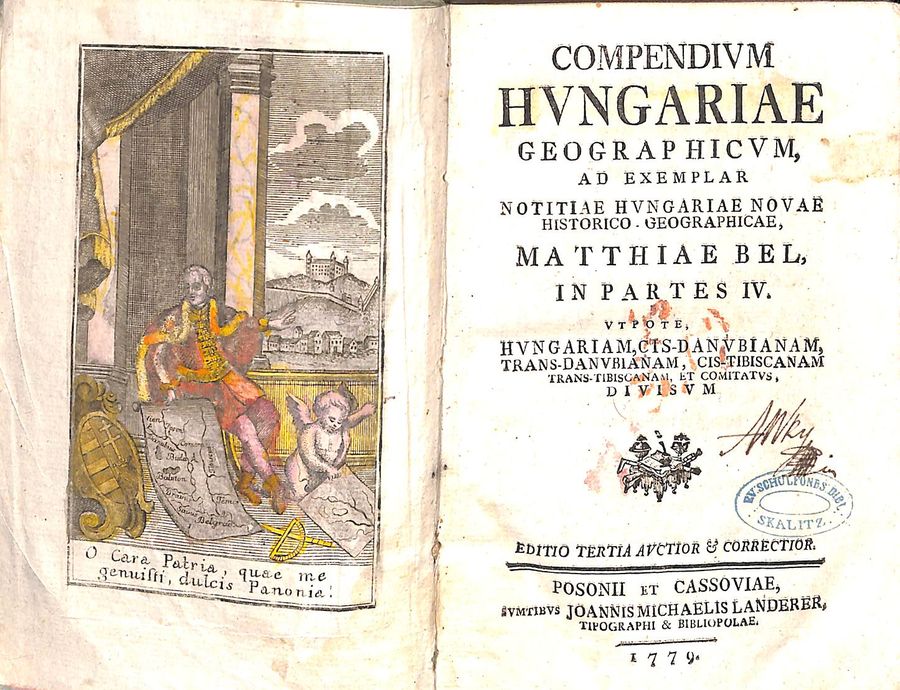Compendium Hungariae Geographicum ad exemplar notitiae Hungariae novae historico-geographicae M.B. n partes IV.