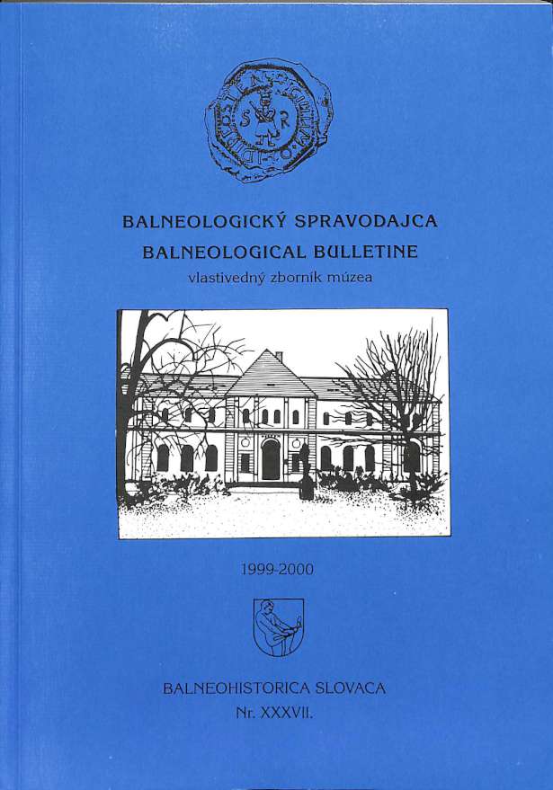 Balneologický spravodajca 1999-2000