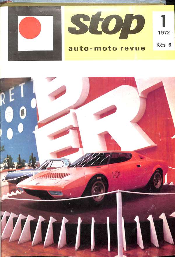 Časopis Stop - Auto moto revue 1972