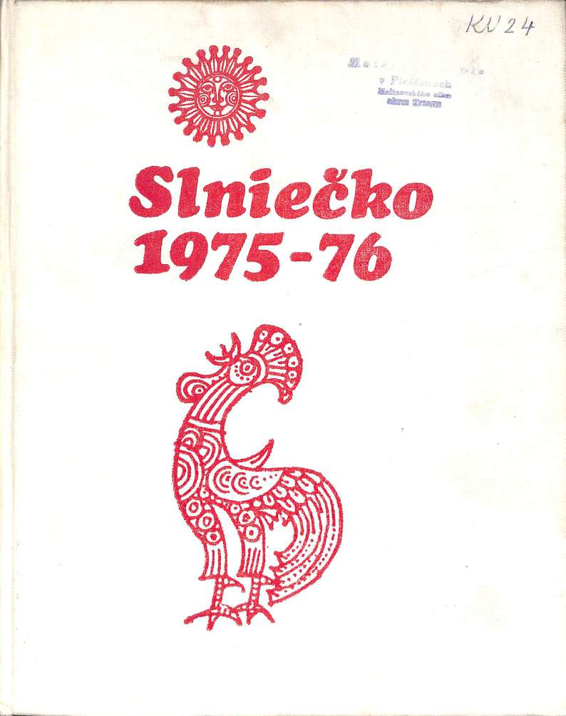 asopis Slnieko 1975-1976