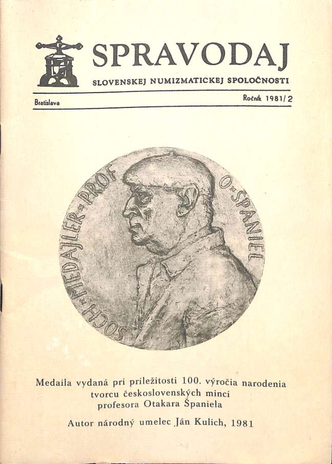 Spravodaj slovenskej numizmatickej spolonosti 1981/2