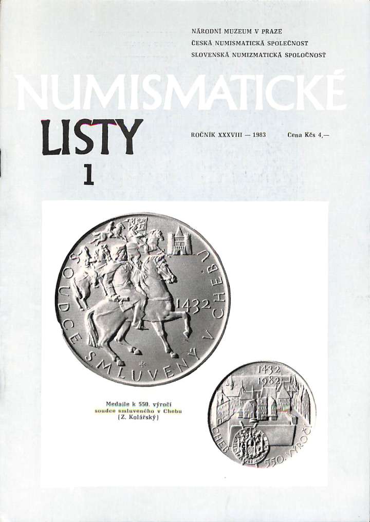 Numismatické listy 1/1983