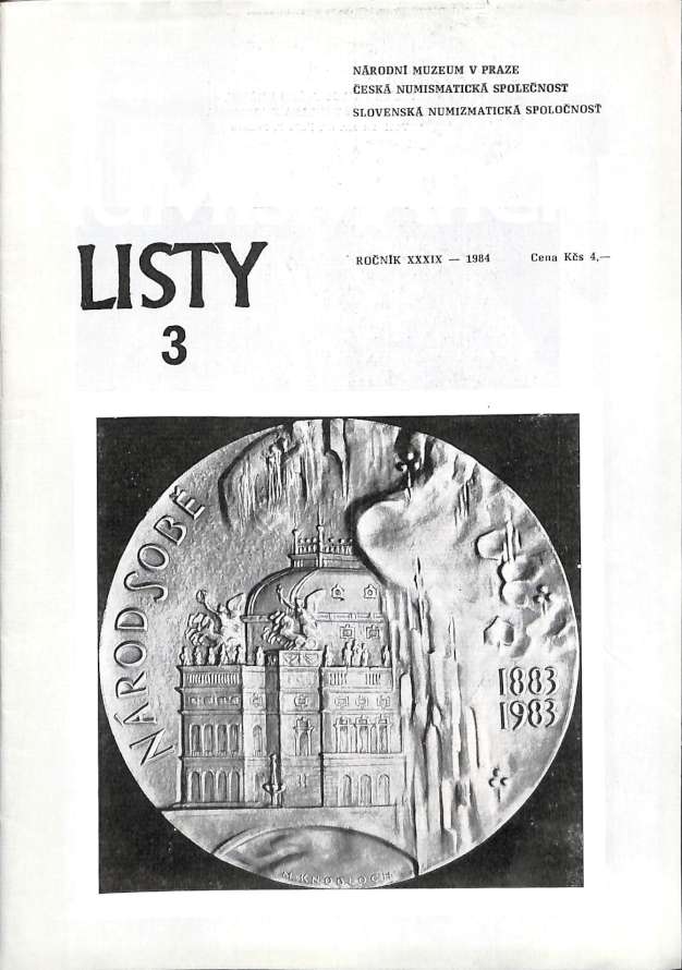 Numismatick listy 3/1984