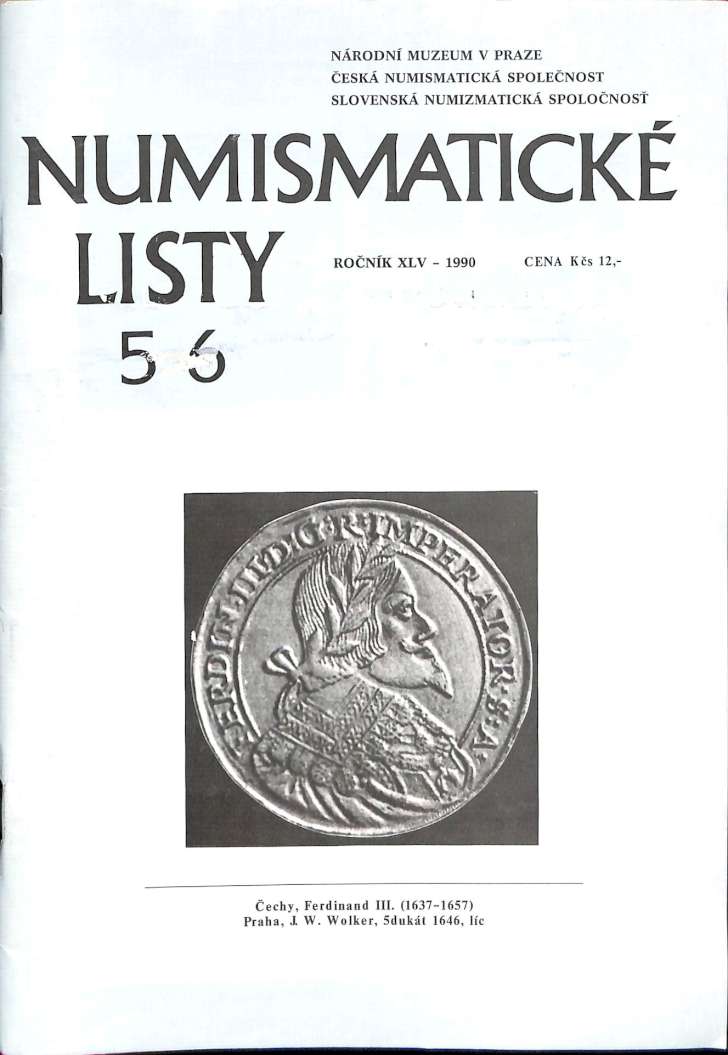 Numismatick listy 5-6/1990