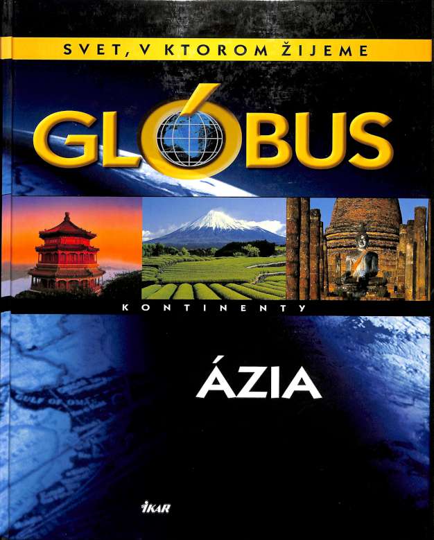 Glóbus - Ázia (kontinenty)