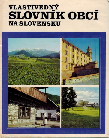 Vlastivedn slovnk obc na Slovensku I. II. III.