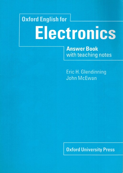 Oxford English for Electronics Answer Book 