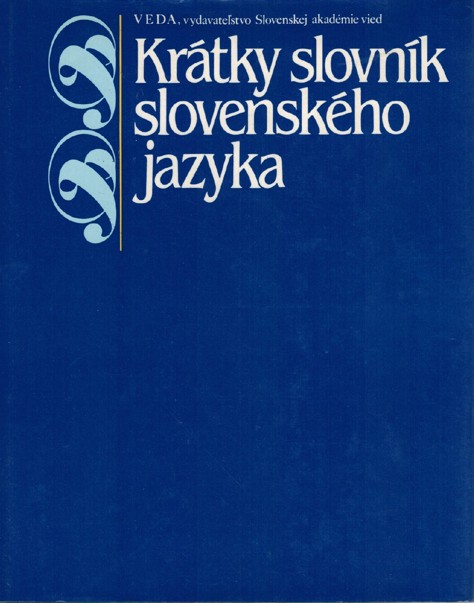 Krtky slovnk slovenskho jazyka
